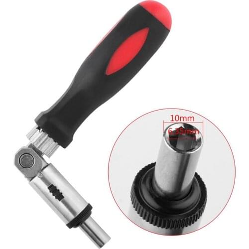1/4 Inch Hex Wrench Screwdriver Socket 180 Degree Adjustable Positive And Negative Direction Ratchet Screwdriver