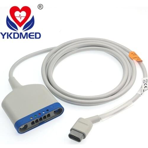 Compatible Drager 16 pins to 5 lead ECG cable with CE and ISO 13485 certificates