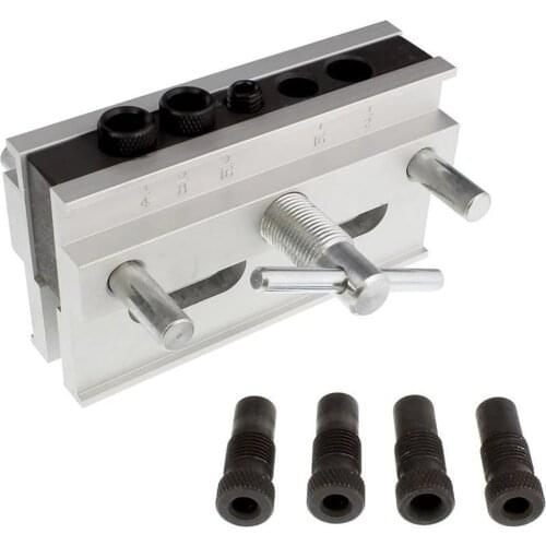 Woodworking Doweling Jig Portable Woodworking Dowel Template DIY Hole Drilling Punch Locator Woodworking Tools TB Sale