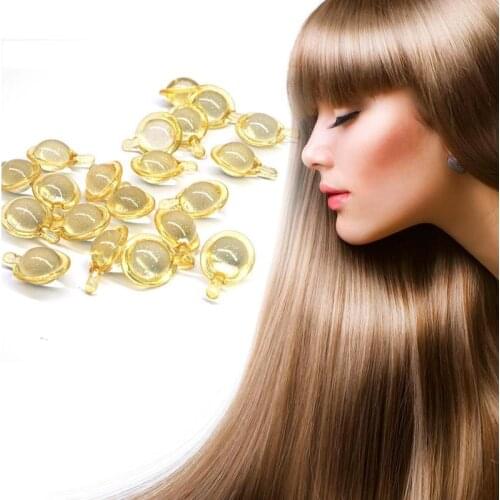 10pcs/set Hair Vitamin Capsule Pro Hair Care Repair Damaged Hair Moroccan Oil Smooth Silky Hair Complex Hair Serum