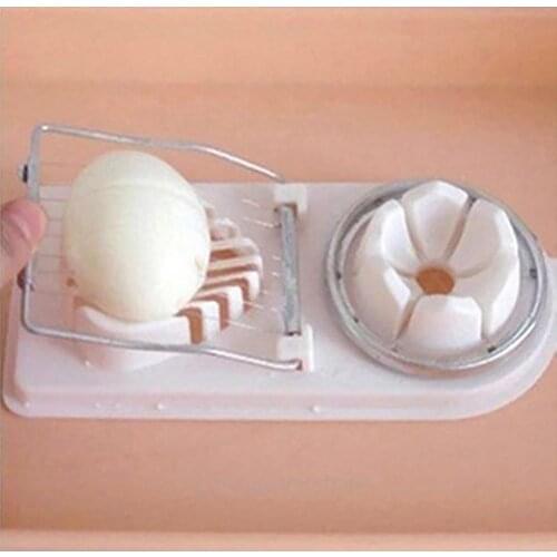 2 in 1 Multifunctional Kitchen Tool Stainless Steel Cutter Chopper Peeler Egg Slicer Hotel Restaurant Chefs Accessories