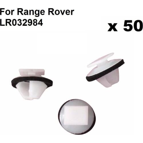 50 x For Range Rover LR032984 Evoque Exterior Door Trim Plastic Moulding Clips
