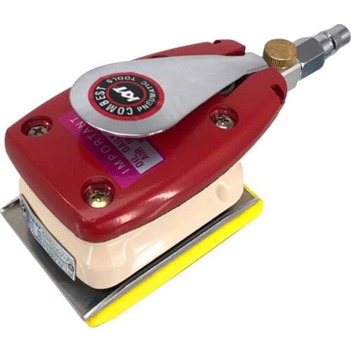 73x98MM Square Pneumatic Grinder Air Sanding Machine Oscillating Vibration Grinding Machine Air Sander Polisher 9000RPM CY-373N