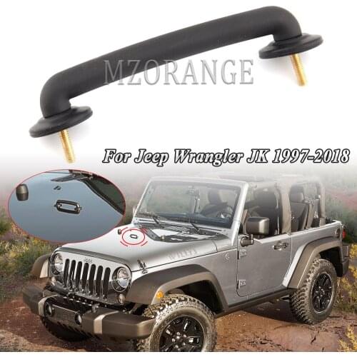 Hold Down Bracket Strap Hood Windshield For Jeep Wrangler JK 1997-2018 55176422 Car Accessories Black High Quality