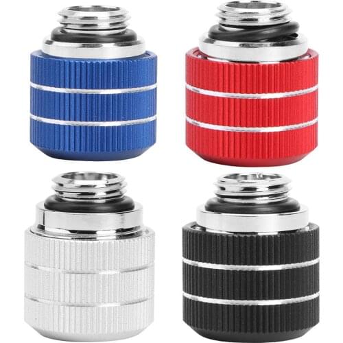 PC Water Cooling Hard Tubing Fitting G1/4 to 14mm Quick Twist Hard Tube Connector Computer Water Cooler System Accessories NEW