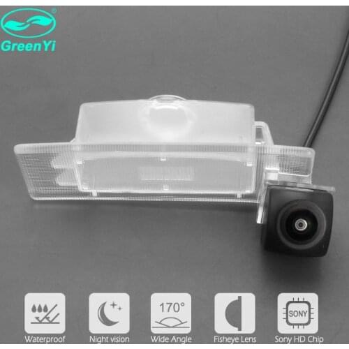 GreenYi 170 Degree Sony MCCD Fisheye Lens Starlight Night Vision Camera Rear View Camera For Kia K4 K5 Promotion 2011-2014