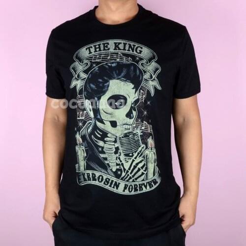 King Kerosin Rock Brand men shirt 3D High Quality new mma hot skull items fitness Hardrock heavy Dark Metal 100%Cotton 04