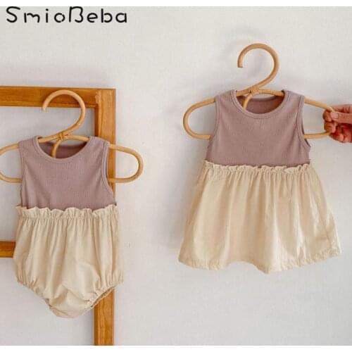 Summer Splicing Princess Patchwork Rompers Baby Girl Vest Hatsuit One Piece Hatsuit Sleeveless Purple Cute Newborn Jumpsu it Kid