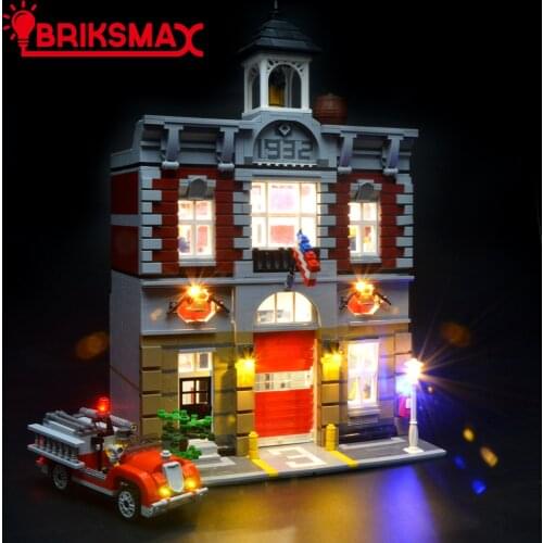 BriksMax Led Lighting Kit For 10197 Creator Series Fire Brigade Station