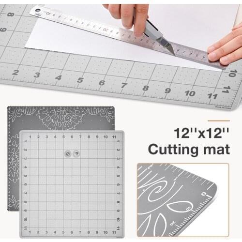 12''x12'' Cutting Mat Environmentally Friendly Material Lightweight Cushion Grid Lines Craft Card Fabric Leather Paper Board