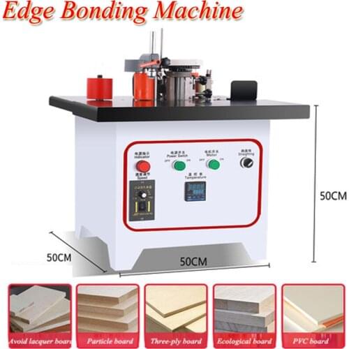 Edge Banding Machine 220V 800W Woodworking Manual Lifting Small Automatic Home Decoration Paint Free Board Fbjbjsy001