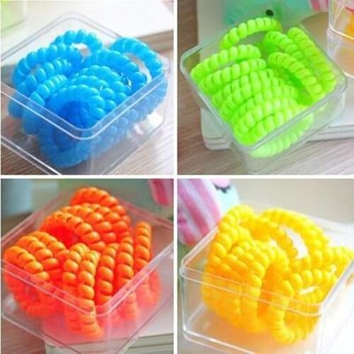 Fashion Widen the bold section 5 cm large Color hair ring phone rope hair ring inhaul cable line 2017 HOT