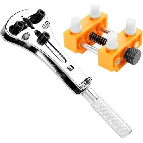 Watch Case Opener Set Watch Case Opener Adjustable Screw Back Remover Rear Cover Opening Devices Kit Battery Changing Tools