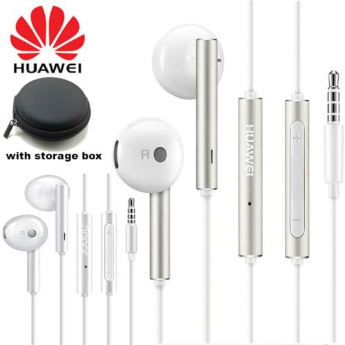 Original Huawei Earphone Am116 Honor AM115 Headset Mic 3.5mm for HUAWEI P7 P8 P9 Lite P10 Plus Honor 5X 6X Mate 7 8 9 Smartphone