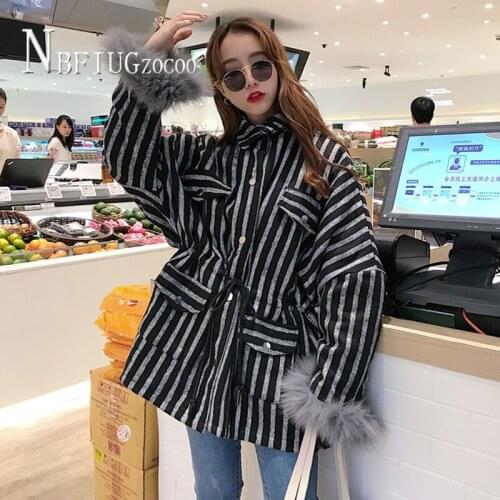 High Street Winter Warm Women Parkas Long Sleeve Pocket Female Overcoat