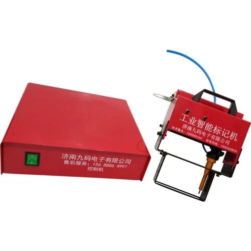 Portable Marking Machine For VIN Code 100*20mm Pneumatic Metal Dot Peen Marking Machine Plotter Printer Coding Machine