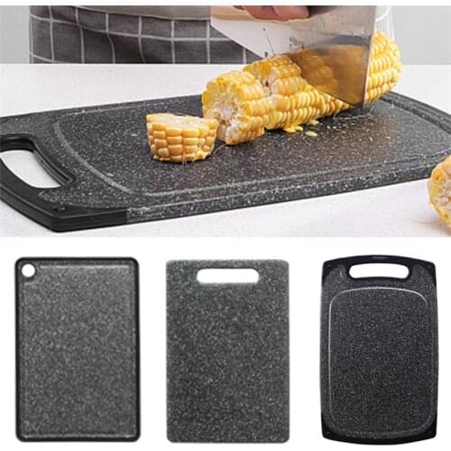Imitation Marble Fruit Vegetable Meat Cutting Block Tools Anti-Bacterial Cutting Board Chopping Block PP Kitchen Chopp