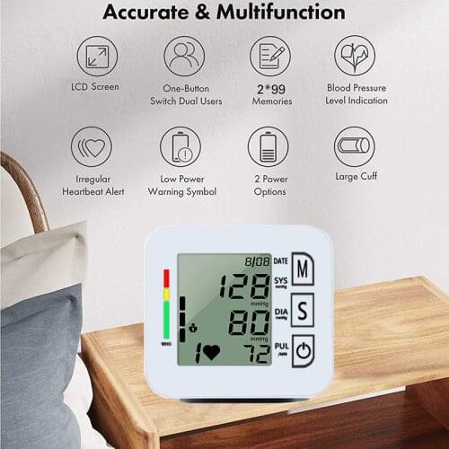 Adjustable Adult Arm Digital Monitor Cuff Single Tube Tonometer Cuff Sphygmomanometer BP Meter 20-30cm&30-42cm