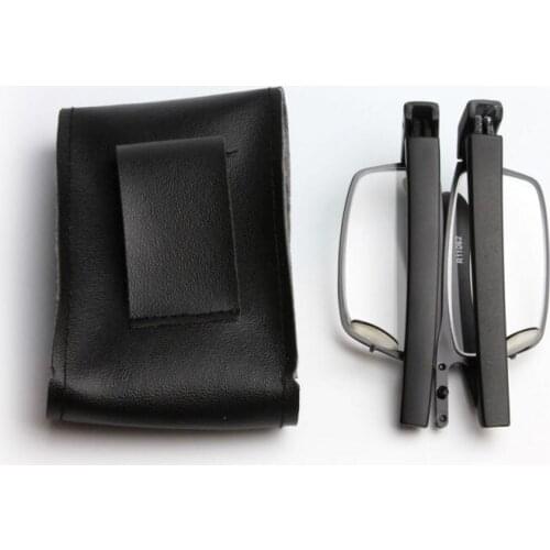 Men Women Folding Portable Reading Glasses Resin Lens Alloy Full Frame Eyewear Hyperopia R128