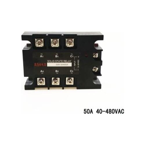 Three-phase solid state relay 40A 480VAC DC AC non-contact switch SSR-3D4840A