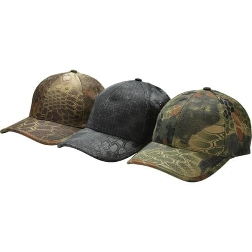 Hiking Caps Adjustable Retro Camp Outdoor Hunting Fishing Army Adult Caps Men Military Camouflage Baseball Cap Hat 3 Colors