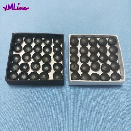 Xmlivet latest 50pcs/lot 11mm water buffalo Mono-layer pool cue tips black/coffee color snooker stick tips Billiards accessories