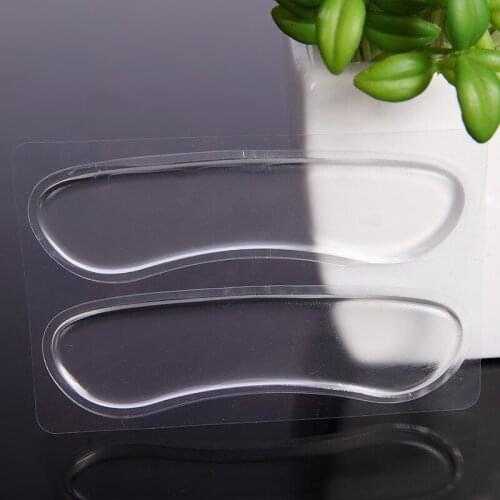 1Pair Women Beauty Strip Heel Stick Massage Pedicure Foot Care Tool Inserts Shoes Liner Silicone Gel Pads For Feet Protector