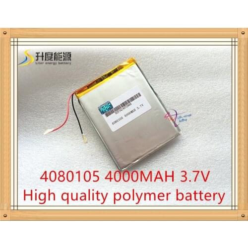 1PCS/Lot Force God 4080105 4000MAH and other flat panel MID general battery accessories freeshipping