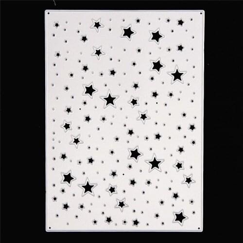 10.6x15cm Starry Sky DIY Halloween Embossing Mould Card Paper Die Stencils Punch Christmas Metal Cuts Dies Cutting