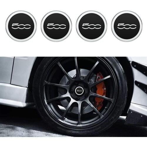 5cc 60mm Car Wheel Center Caps Hub Tyre Rim Hub Cap Cover for Fiat 500 Auto Accessories Automobile Wheel Center Caps