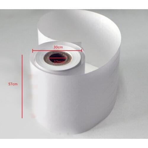 6 rolls/set Office School Supplies Cash Register Paper Thermal Paper Roll 57x30mm Single Type 65g Paper POS Printer