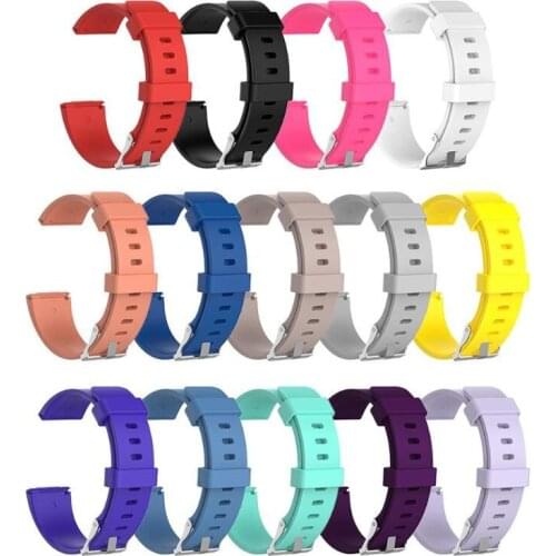 Bracelet For Fitbit Versa 2/Versa Lite Waterproof Replacement Silicone Watch Band Strap For Fit bit Versa Pure Color Correa