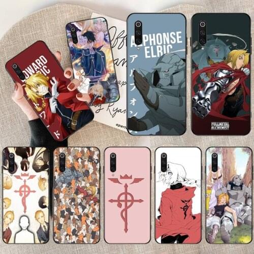 Anime Fullmetal Alchemist Phone Case for Xiaomi Mi Note 10 Lite Mi 9T Pro xiaomi 10 10 CC9 Pro 9SE