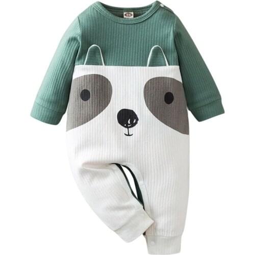 Baby Boy Clothes Romper Long Sleeves Green Newborn Baby Rompers Toddler Kids Outfits Baby Costume Girls Romper