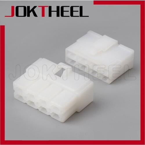 1/5/10/20 sets 8 Pin way male female white 6.3mm unsealed car auto OBD diagnostic plug for Toyota Reynolds Yaris Hanlanda Reich