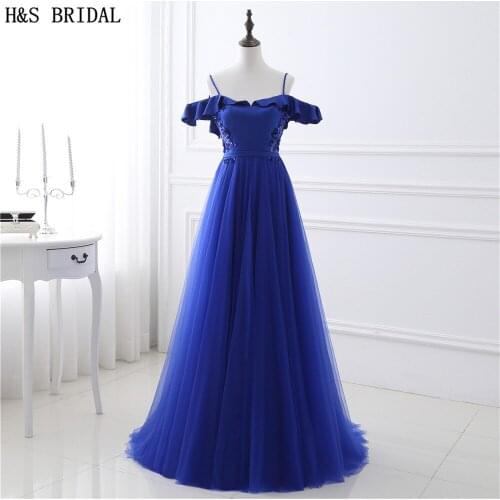 H&S BRIDAL Womens Off Shoulder Dresses