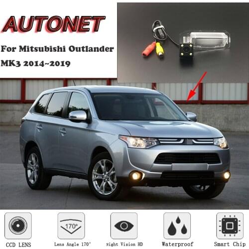 AUTONET HD Night Vision Backup Rear View camera for Mitsubishi Outlander MK3 2014~2019 CCD/license plate camera