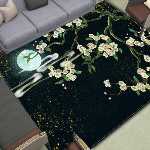 Moon Night Mat Entrance Door Kitchen Floor Bath Mat Carpet In The Living Room Bedroom Hallway Welcom Rugs Home Docor Can Custom