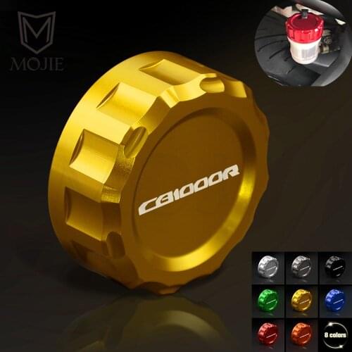 Motorcycle CNC Rear Brake Fluid Oil Reservoir Cover Cap For Honda CB1000R CB 1000R CB 1000 R CB1000 R 2008 2009 2010 2012