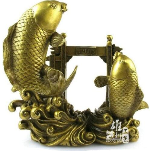 Copper fish decoration carousingly derlook rich gifts