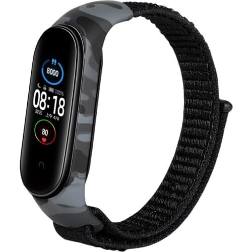 50pc/lot Nylon Strap For Mi Band 5 4 3 Watchband with Silicon Frame Case Bracelet For Xiaomi Miband 5 4 3 Wrist