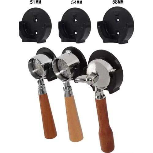 51MM/53MM/58MM Coffee Portafilter Wall Rack Coffee Tamper Wall Mounted Rack for Delonghi/Sage/Breville/E61 Coffee Machine