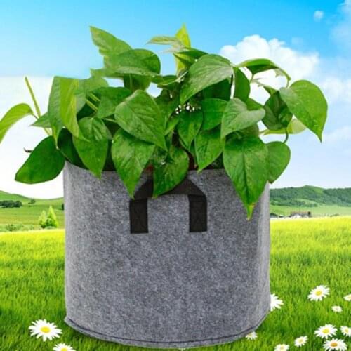 Durable Plant Grow Bag Breathable Gardening Tools Plant Pouch Non Woven Fabric Propagation Growth Plants Pots for Greenhouse