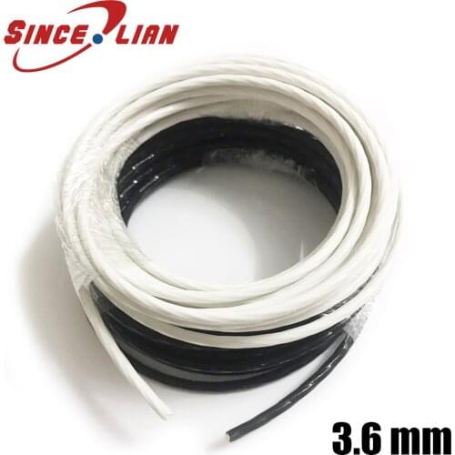 PTFE plated wire 4 square wire diameter 3.6mm F46 polyfluorinated ethylene propylene signal line high temperature 5 meter