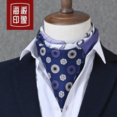 Silk small squares mulberry silk scarf flow hood the spring and autumn period and the han edition shirt men scarf