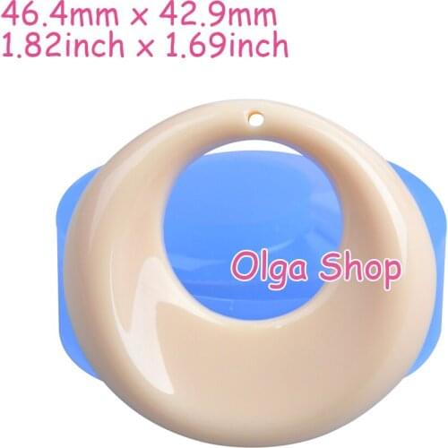 BYL019 Earring Silicone mold DIY jewelry tool round drop pendant earring mold handmade oval craft decoration resin mold