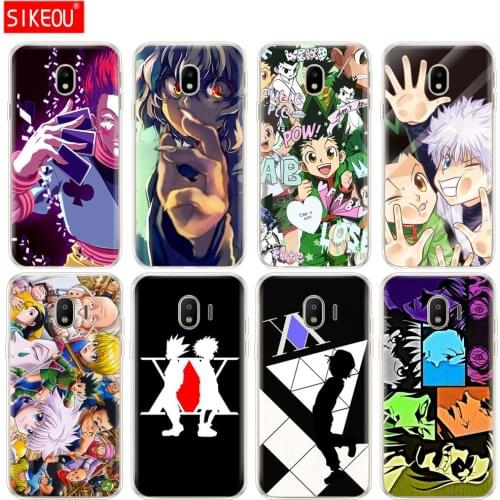 Silicone cover phone case for Samsung Galaxy J3 J5 J7 2017 J330 J530 J730 PRO j2 2018 Hunter X Hunter Anime