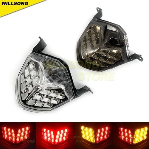 LED Rear Tail Brake Light Blinker Turn Signal Integrated Lamp For KAWASAKI Z750 Z1000 NINJA ZX10R ZX6R ZX600 Motorcycle Lighting