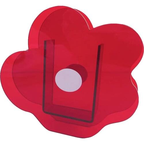 Flower Vase Plastic Decorative Cute Bud Vase Makeup Brush Holder Home Decoration