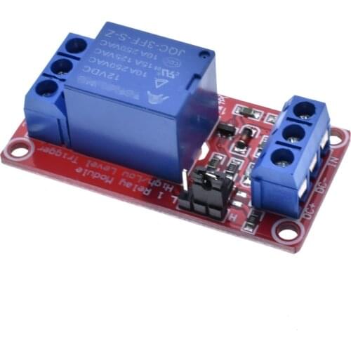 1 road relay module with optical coupling isolation support high and low level trigger 12 v all the way